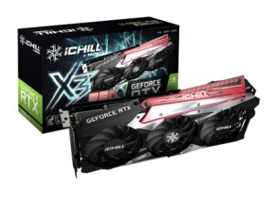 (Pre-owned)INNO3D GEFORCE RTX 3060 TI ICHILL X3 RED LHR