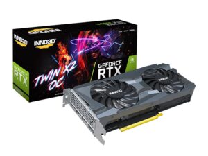 (Pre-Owned)Inno3D NVIDIA GEFORCE RTX 3060 Ti Twin X2 OC LHR 8 GB