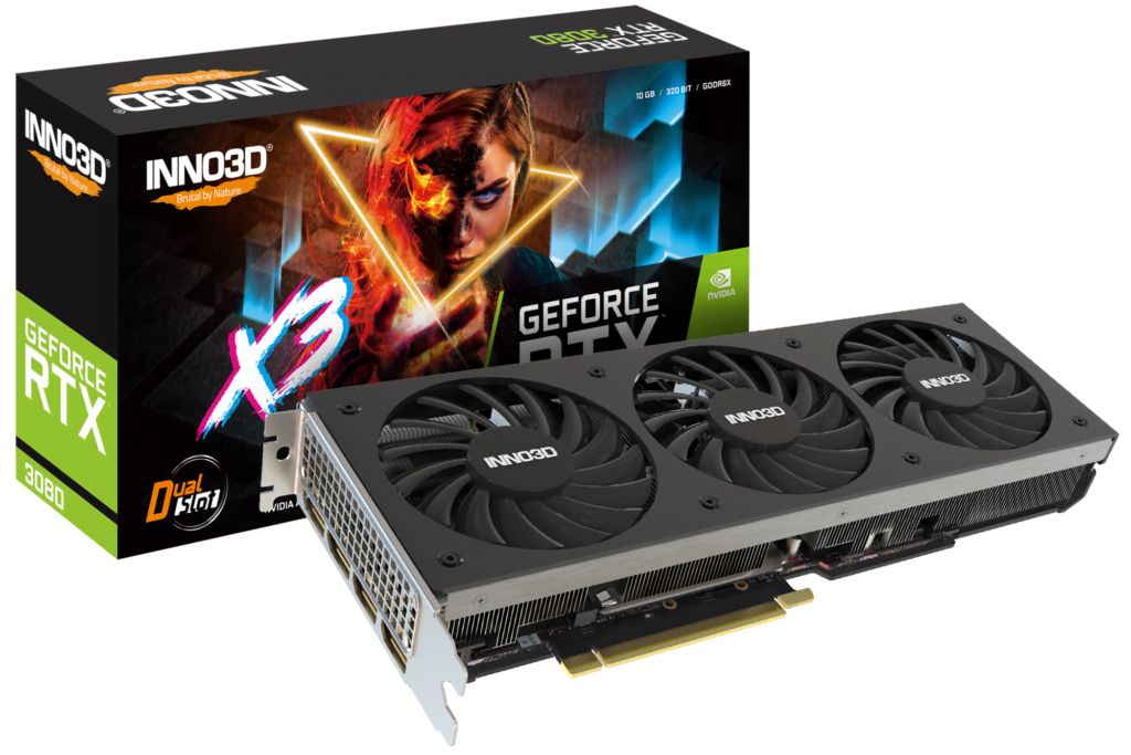 Pre-Owned)INNO3D GEFORCE RTX 3080 X3 LHR
