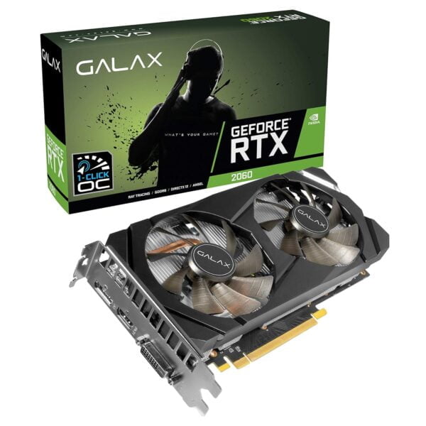 (Pre-Owned)Galax RTX 2060 1-Click OC 6GB GDDR6