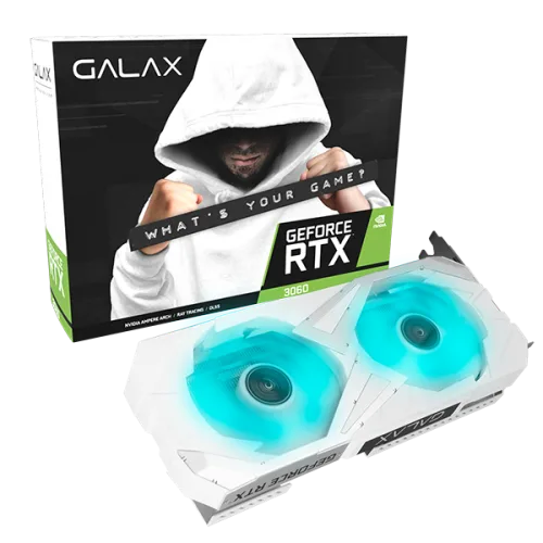 Galax GeForce RTX 3060 EX White (1-Click OC) (Pre-Owned)