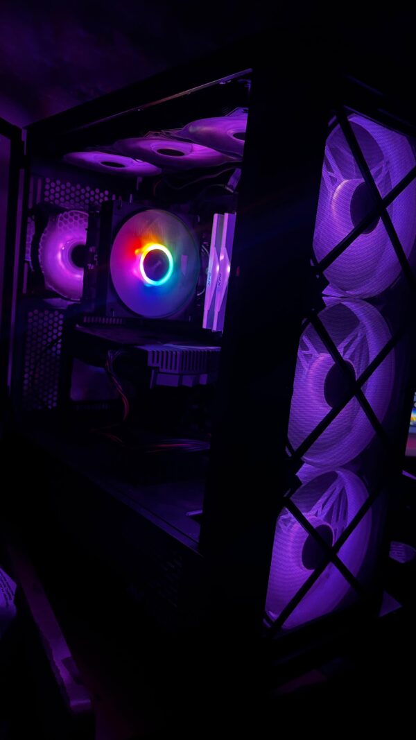 Intel i5-12400 High-Performance PC – 16GB DDR4, Dual SSD, ARGB Cabinet, 750W PSU - Image 2