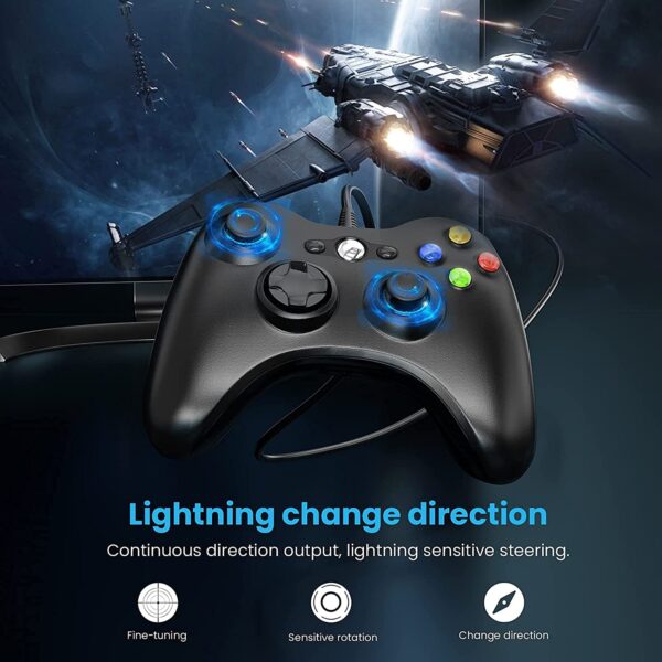 Microsoft Xbox 360 Wired Controller – USB Gamepad (Brand New) - Image 2