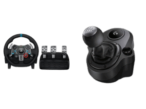 Logitech G29 Driving Force Racing Wheel Floor Pedals With Shifter Motion Controller (Pre-Owned)