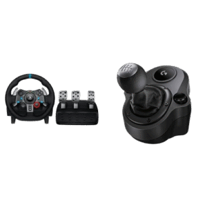 Logitech G29 Driving Force Racing Wheel Floor Pedals With Shifter Motion Controller (Pre-Owned)